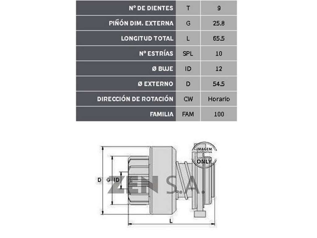 Bendix de arranque
