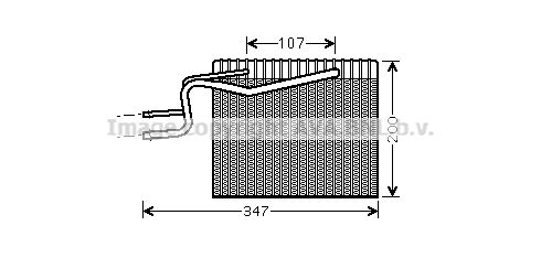 EVAPORADOR AIRE ACONDICIONADO RENAULT KANGOO CLIO II [AVA COOLING]