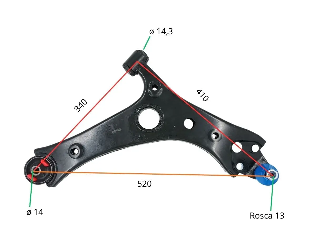 Parilla Suspension Delantera Chery Tiggo IV 1.5 21-25 Der