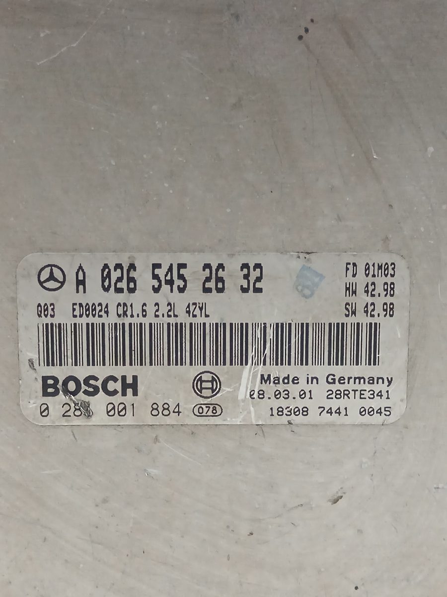 Centralita Motor Uce Mercedes-Benz Clase E (W211) Berlina 2002-2009 A0265452632