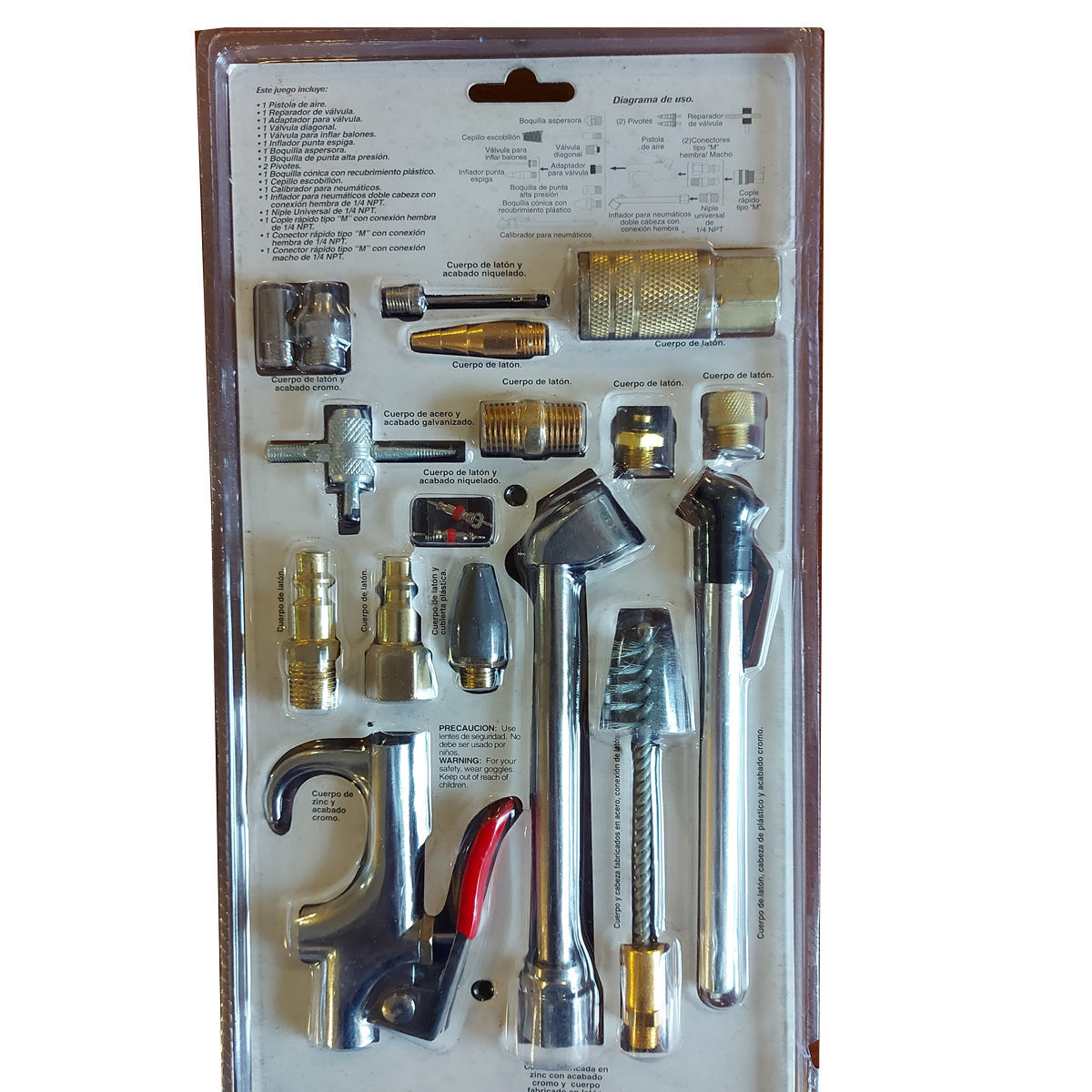 Kit de acople para manguera de compresor de aire acondicionado