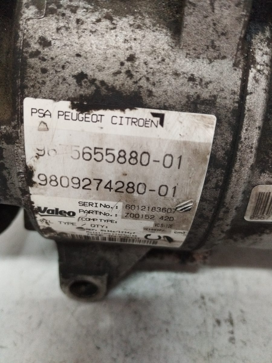 Compresor Aire Acondicionado Peugeot 308 2013-2021 Access 1.6L 73kW 967565588001