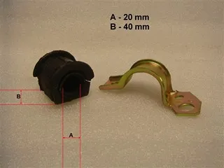 BUJE B/ESTAB DEL DER FIAT PALIO 96 (20mm) (KIT)