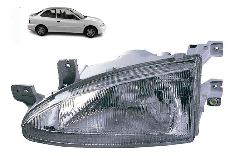 Semióptica Hyundai Accent Izquierda 1994 A 1999 2 Puertas