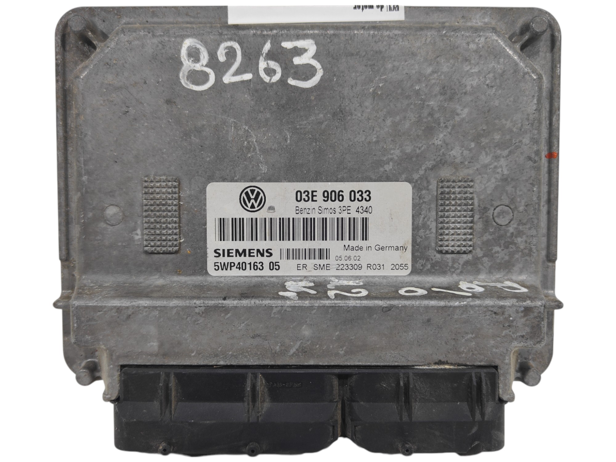 ECU de motor Volkswagen Polo (9N1) 1.2 47 kW / 64 PS 2002, Ref: 8263-K2B12