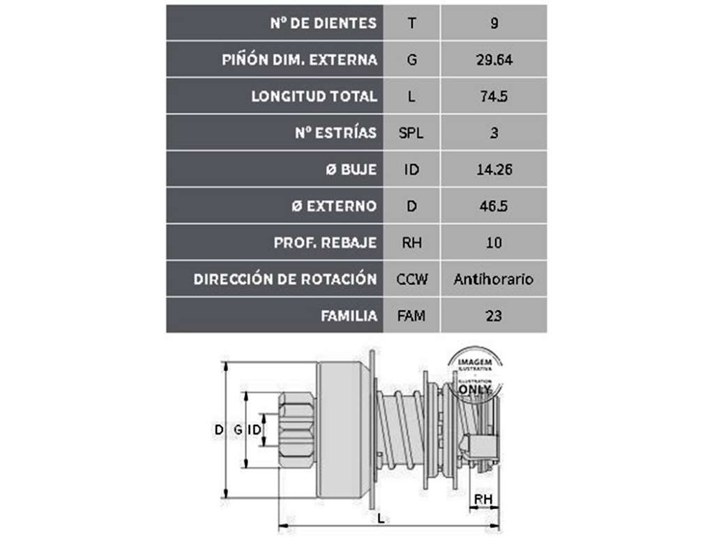 Bendix de arranque