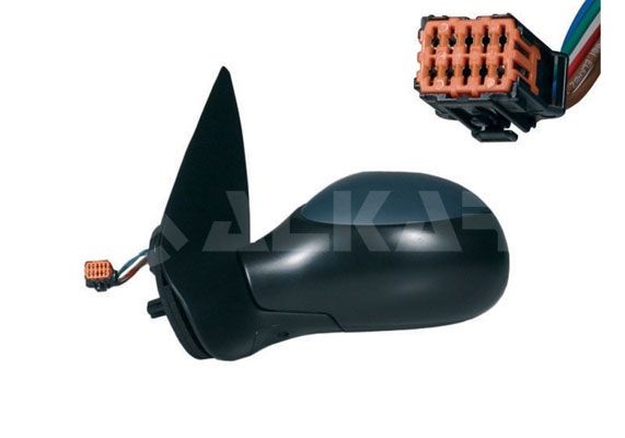 ESPEJO EXTERIOR PEUGEOT 206 207 COMPACT HOGGAR IZQUIERDO ELECTRICO FICHA MARRON 2004 EN ADELANTE [ALKAR]