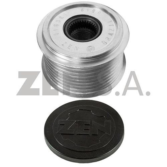 POLEA DE ALTERNADOR 8PK CON EMBRAGUE DODGE RAM 2500/3500 5.9