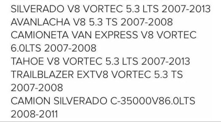 Filtro De Aceite Chevrolet Silverado V8 Tahoe Trailblazer V8