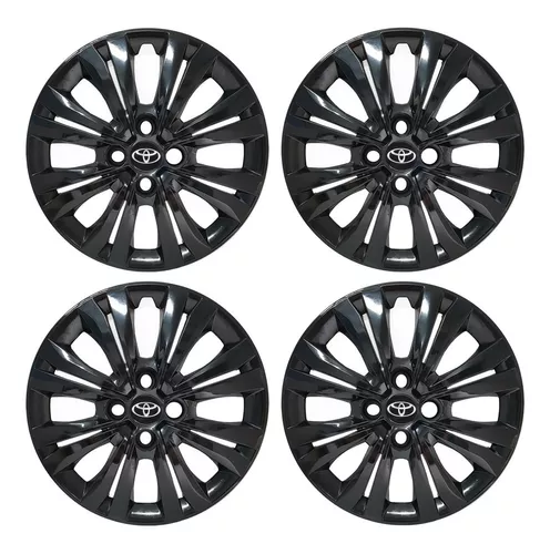 Juego de Tapacubos Aro 14 Piano Black