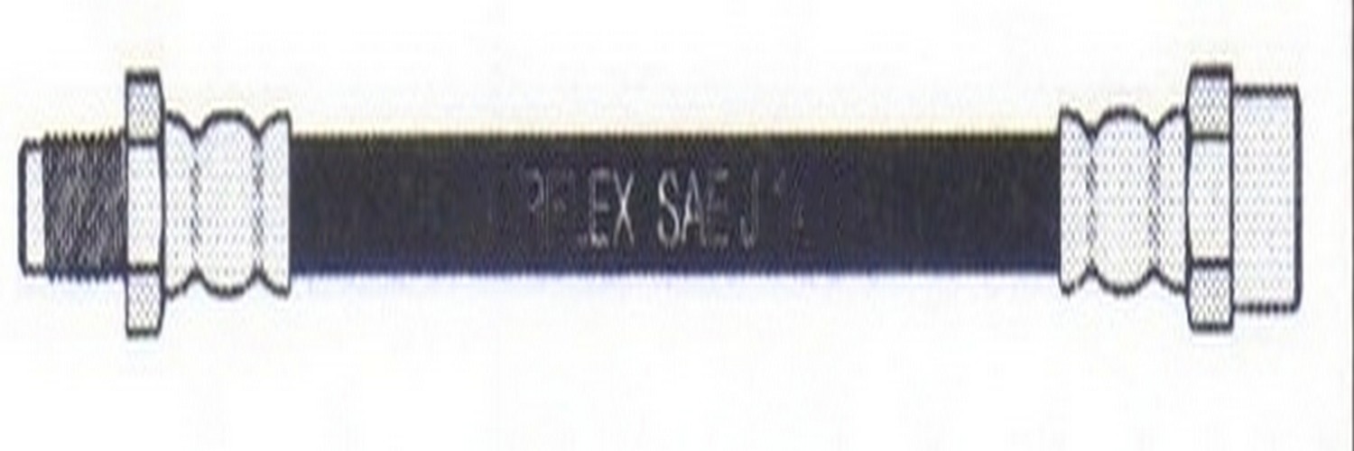 Manguera de freno flexible delantera