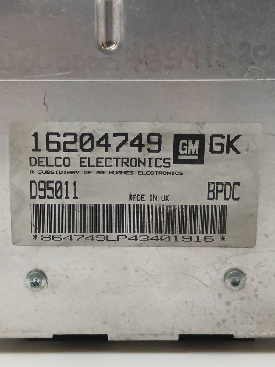 Centralita Motor Uce Chevrolet Corsa B 1993-1997 Swing 1.2L 33kW 16204749