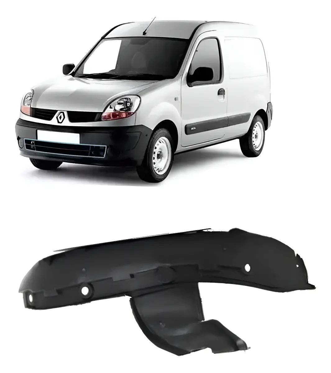 Guardabarros delantero para Kangoo 2003-2012