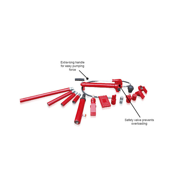 KIT MALETA EQUIPO HIDRAULICO EXPANSOR CHAPISTA C/BOMBA 10T