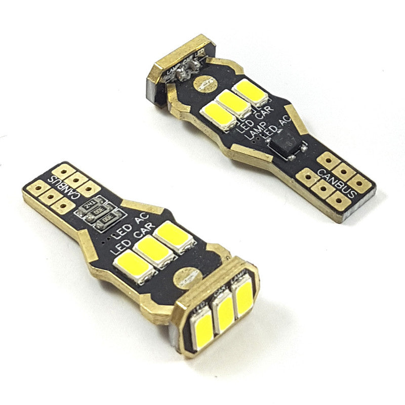 Lámpara T15 9 LED 5730 Canbus Plana
