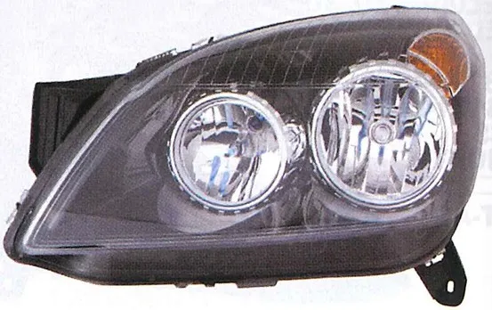 Semioptica delantera izquierda Chevrolet Vectra negra