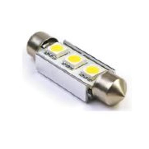 LAMPARA TIPO LED TUBULAR CANBUS 3LEDS 5050SMD T11X41MM STX