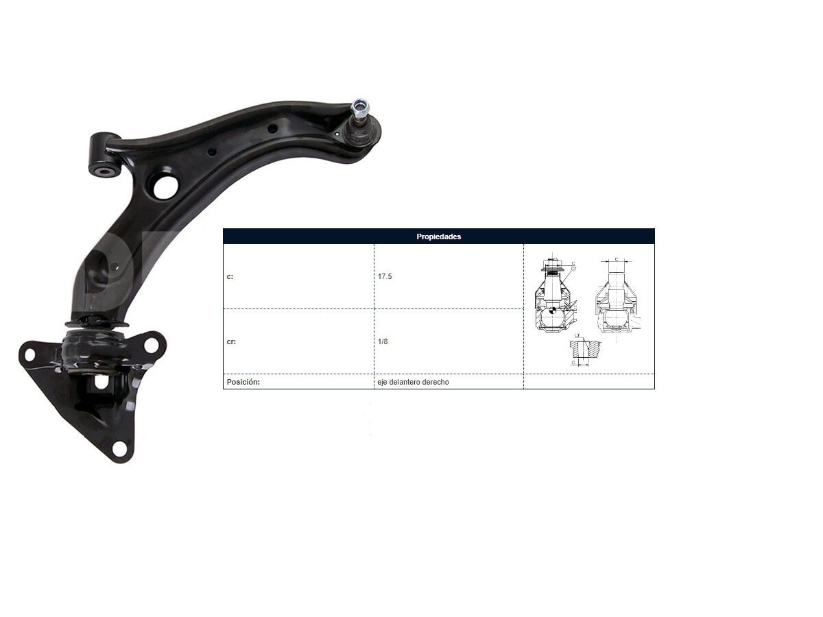 Parilla De Suspension Delantera Honda Fit 09-13 Der