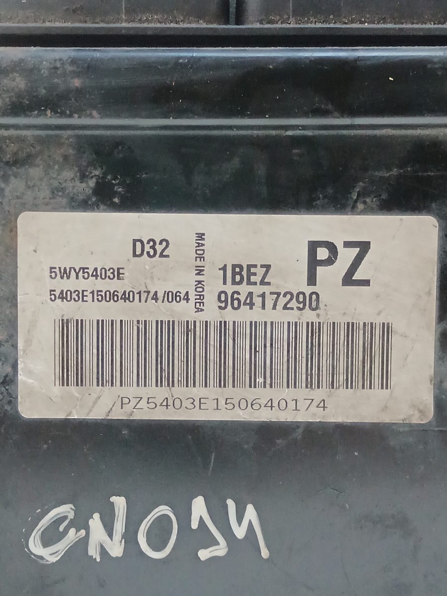 Centralita Motor Uce Chevrolet Matiz 2005-2005 City 0.8L 38kW 96417290