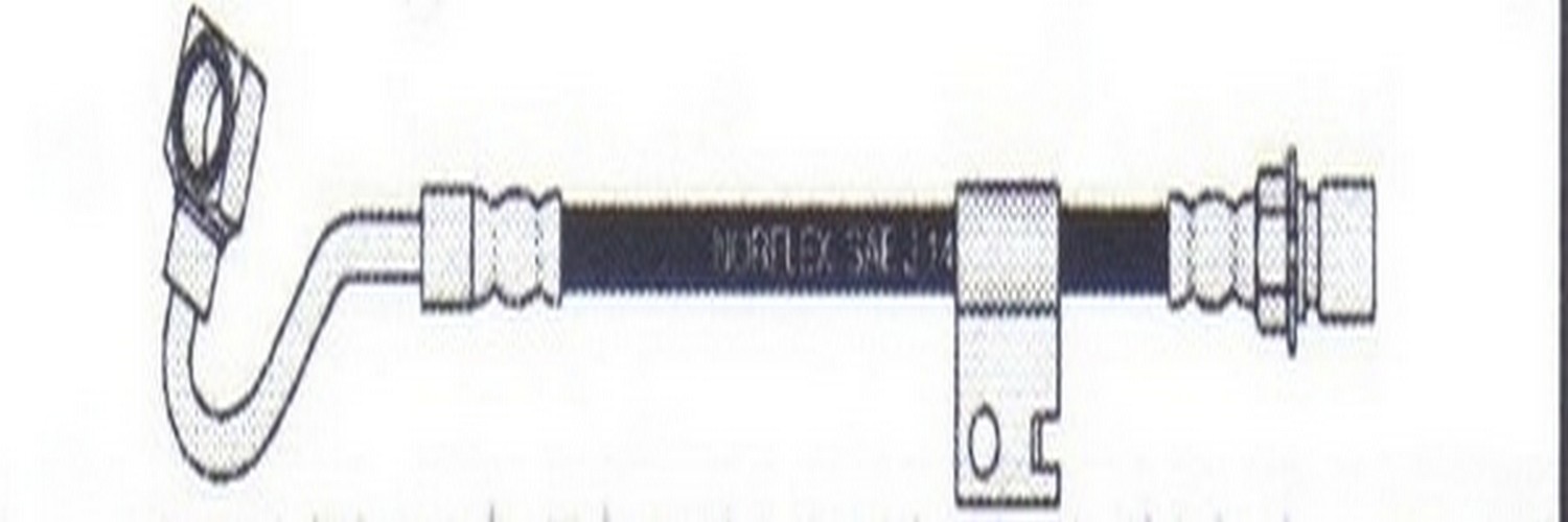 Flexible de freno delantero izquierdo