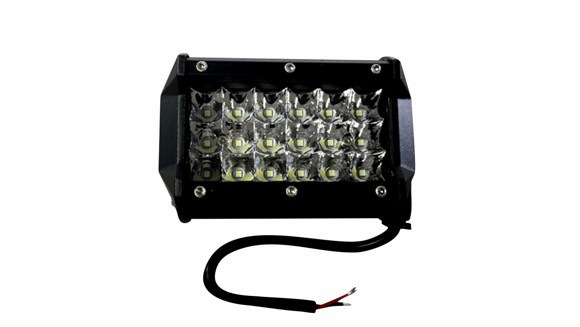 FARO CAMINERO LED RECTANGULAR 10X8CM 18 LED 18W 12/24V