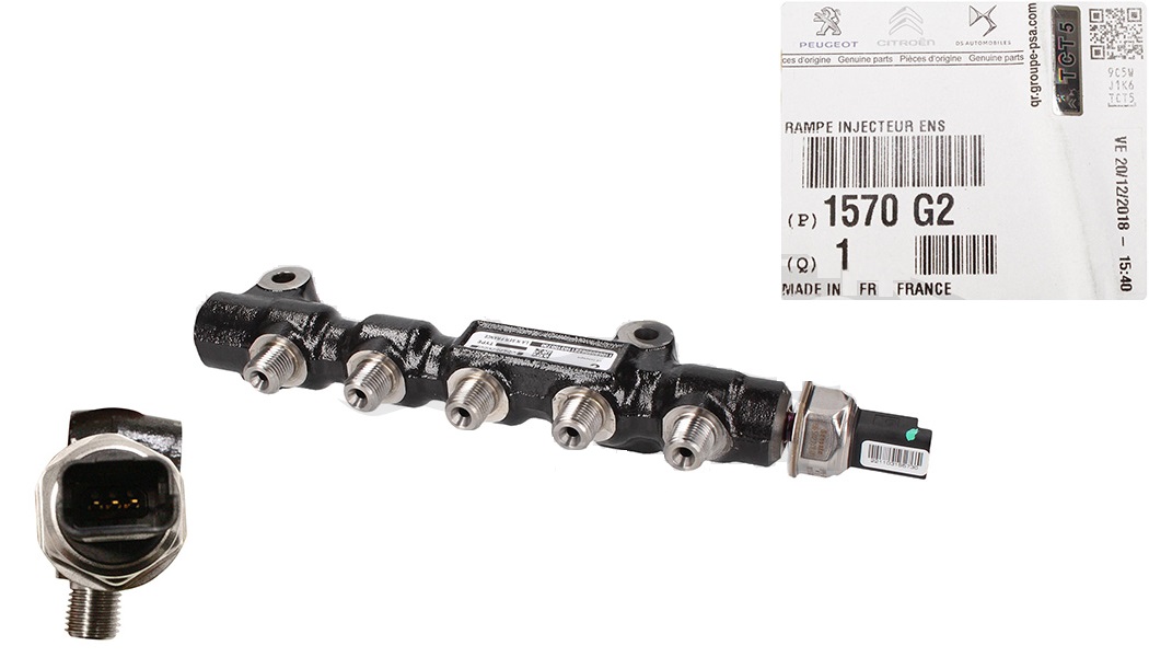 RAMPA INYECTORES 1.4 HDI CON REGULADOR [ORIGINAL PSA]