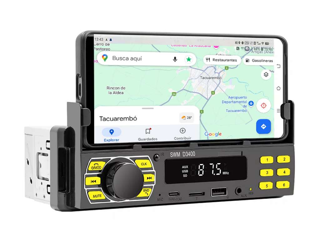 Radio para automóvil con reproductor multimedia
