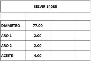 AROS  77.0mm VW FUSCA 1300  STD CTI