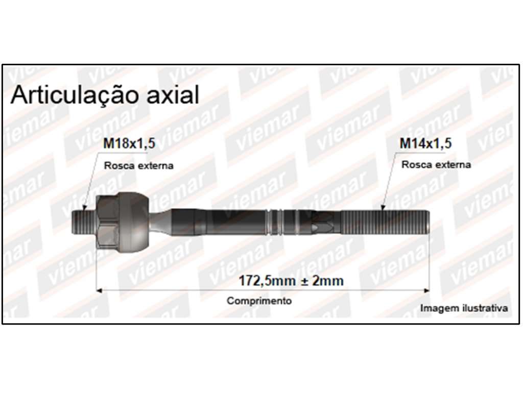 PUNTERO CREMALLERA KIA SORENTO MM 18/14 DER.
