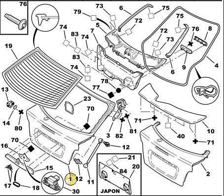 PORTON TRASERO CITROEN XSARA II 5 PUERTAS [ORIGINAL PSA]