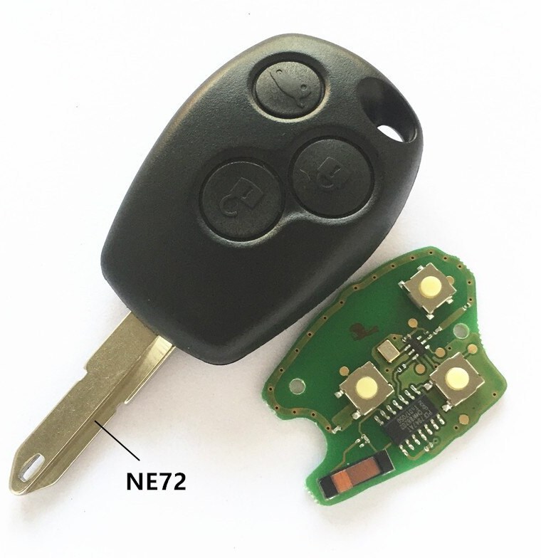 MANDO A DISTANCIA RENAULT LOGAN/SANDERO/MASTER III/DUSTER 3 BOTONES CON CHIP [AKONEN KEYS]