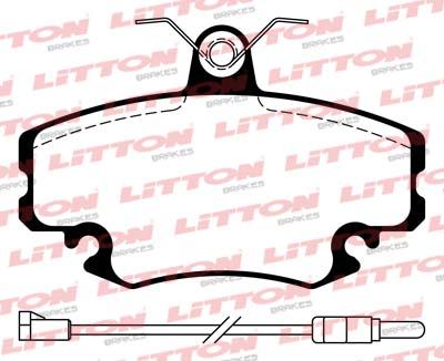 PASTILLAS FRENO DELANTERAS RENAULT 9 11 MEGANE CLIO SYMBOL TWINGO ARGENTINAS [LITTON]