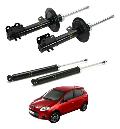 Kit Amortiguadores Del Y Traseros Fiat Palio Attractive 1,4