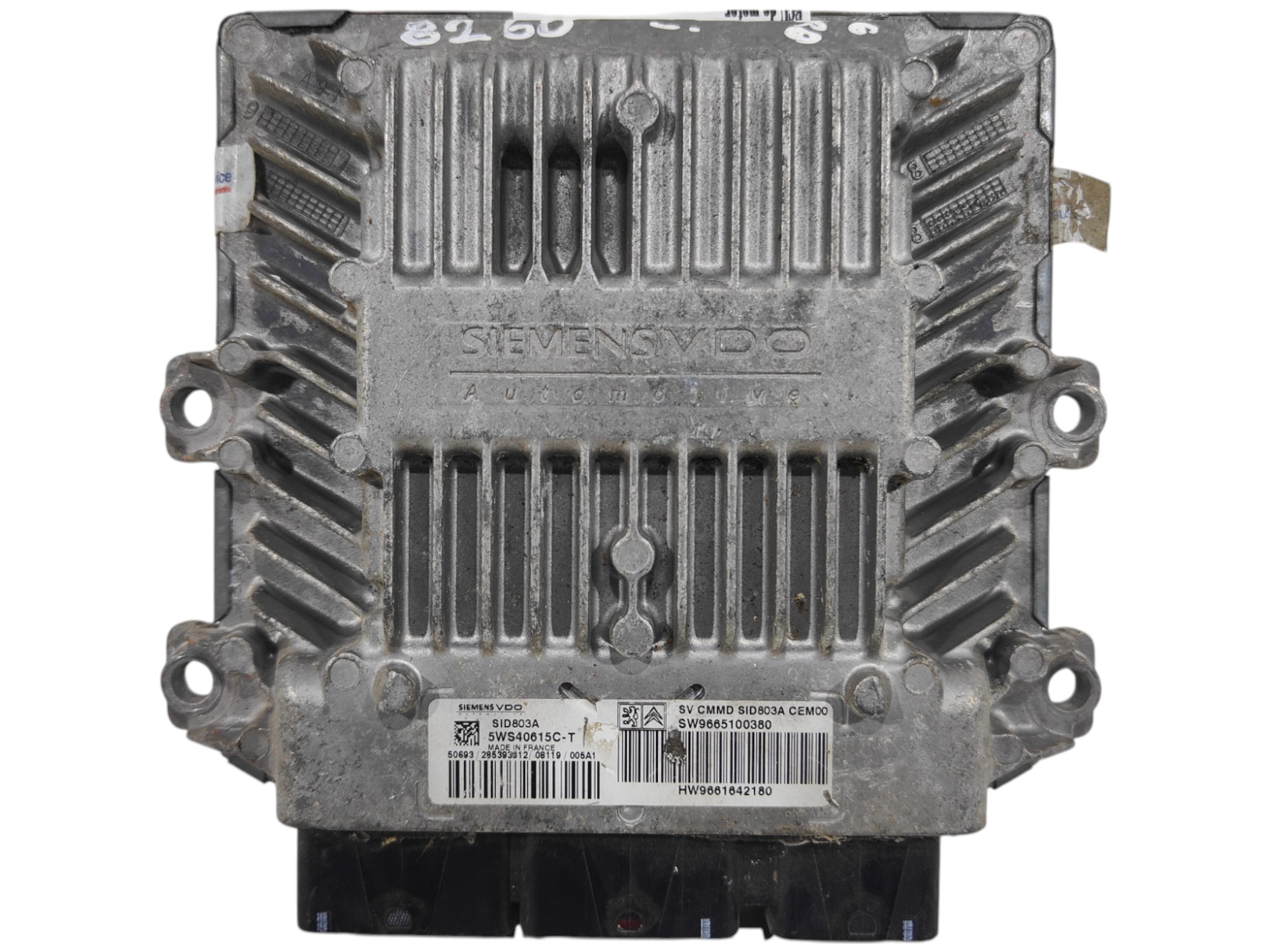 ECU de motor Peugeot Citroen 2.0 16V HDI , Ref: 8260-K3B4