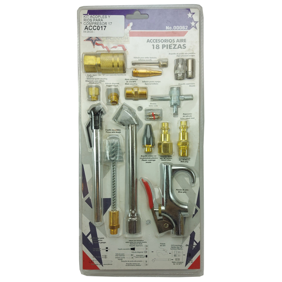 Kit de acople para manguera de compresor de aire acondicionado