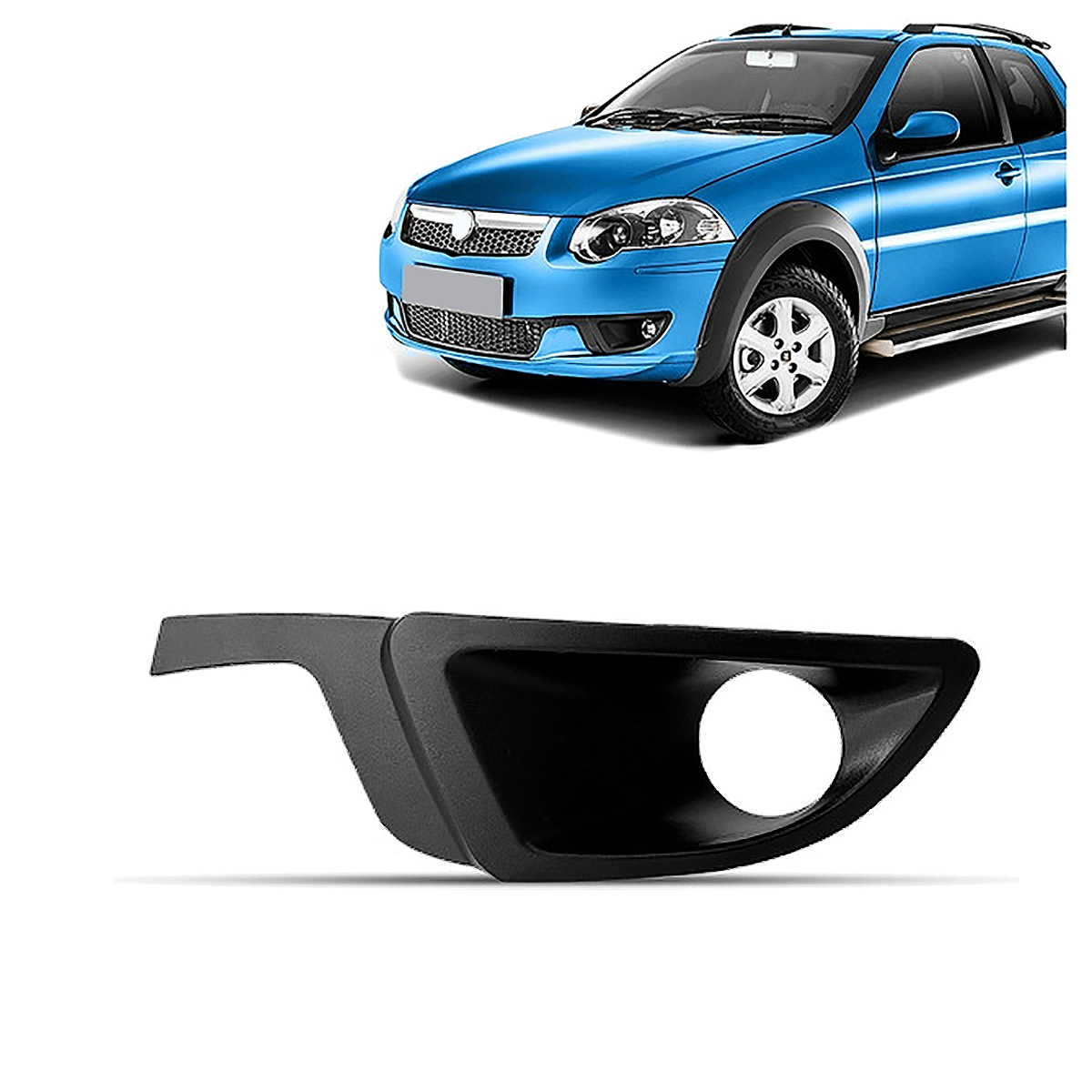Rejilla de Caminero Izquierda Fiat Strada Trekking 2013/