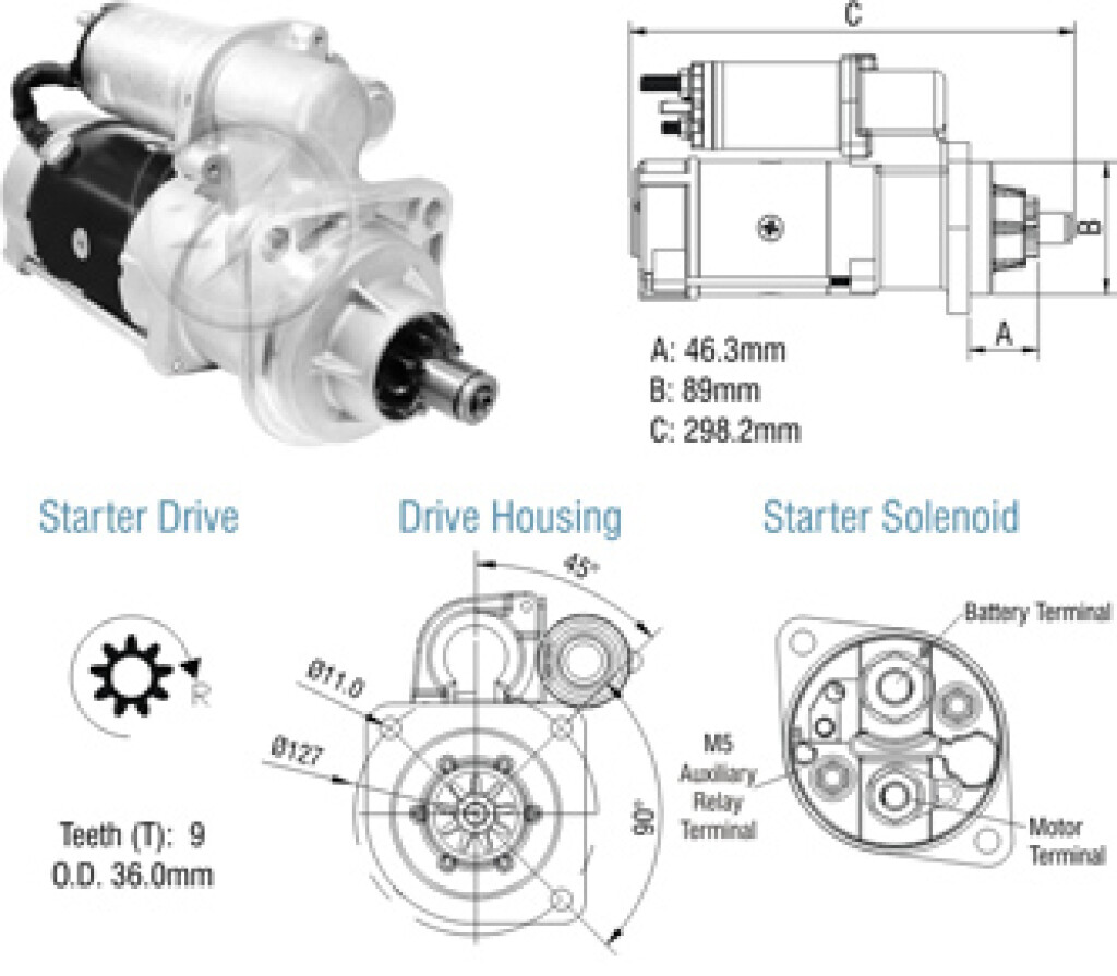ARRANQUE MERCEDES BENZ 1418 1720 1620 710 712 814 D.REMY 29MT 9D 12V ZM
