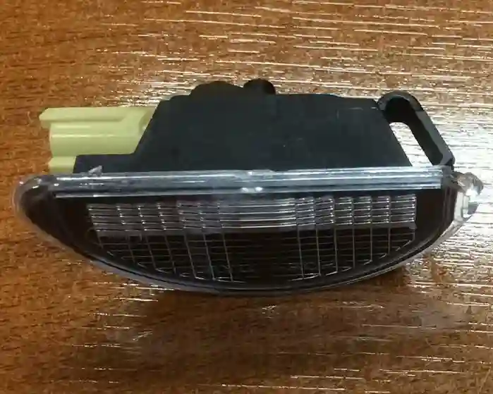 Porta-placa con luz