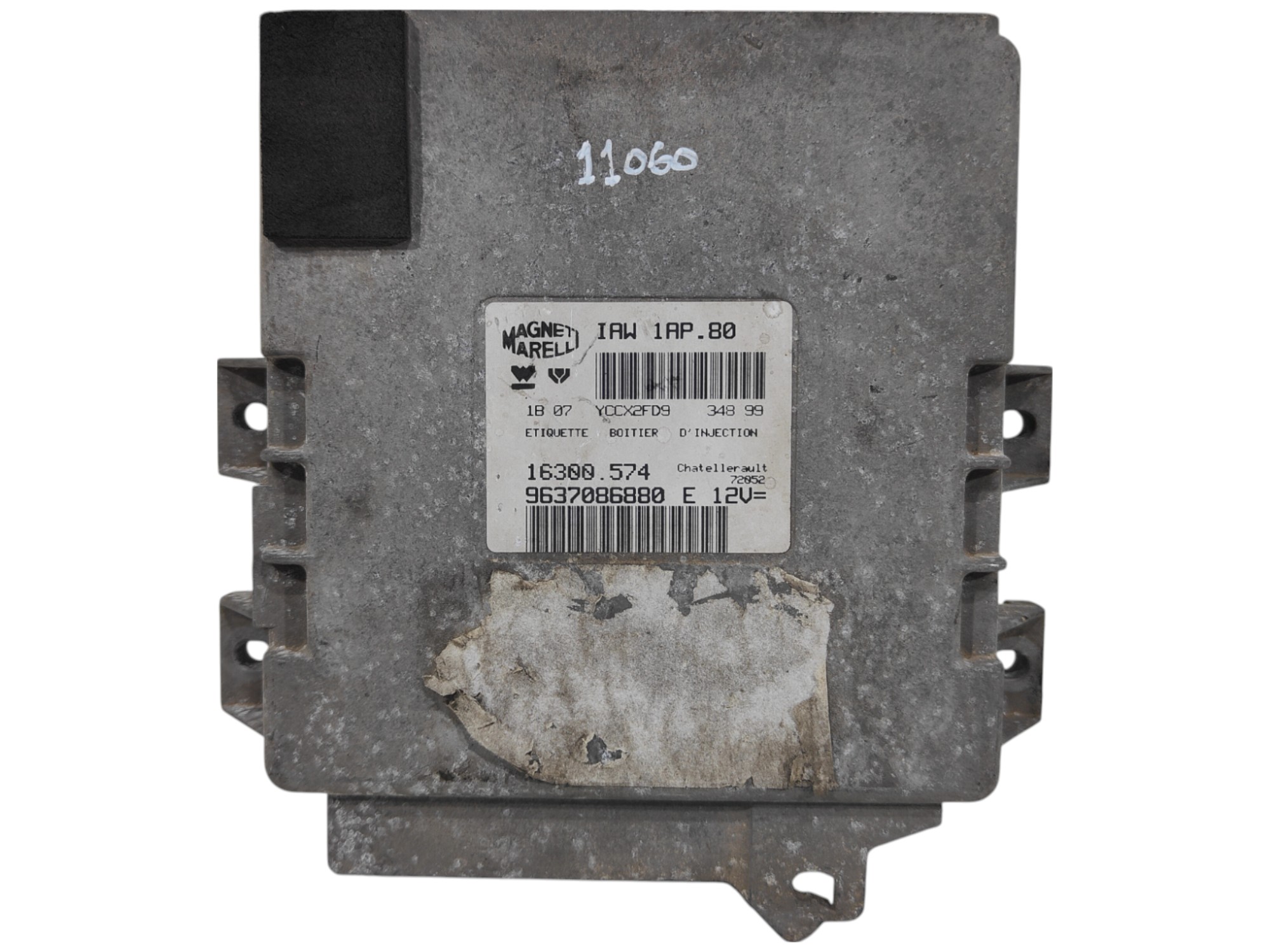 ECU de motor Peugeot 206 1.1 8V , Ref: 11060-K3C9