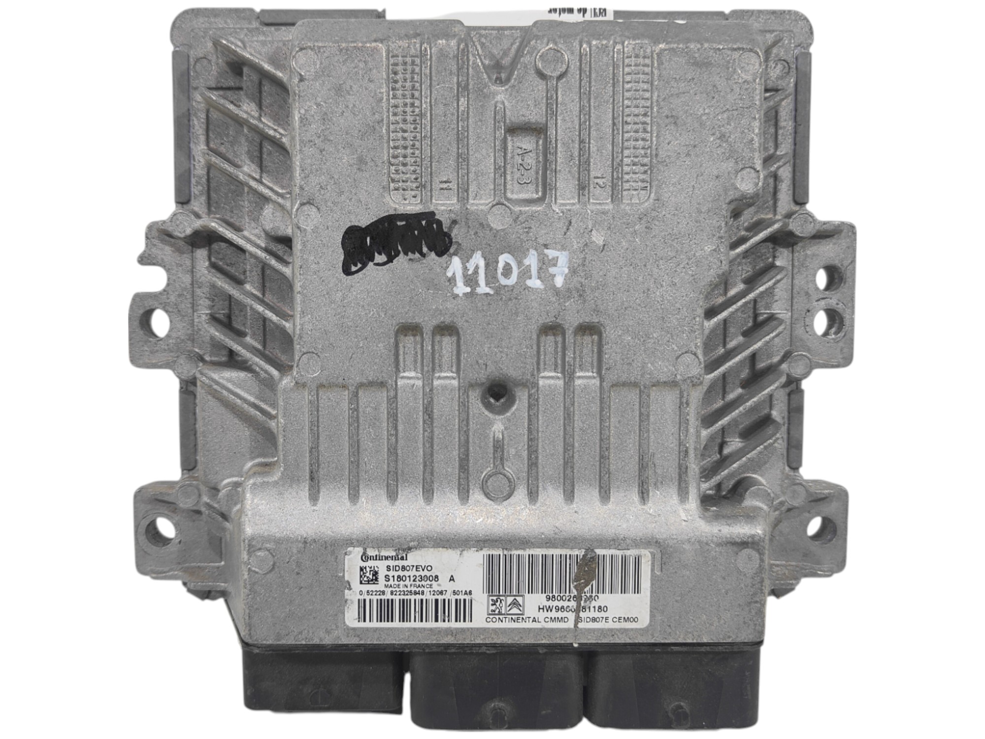 ECU de motor Peugeot 308 1.6 HDI , Ref: 11017-K3C11