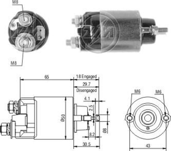 AUTOMATICO ARRANQUE CHANA/SUZUKI MARUTTI/DAIHATSU C/DENSO