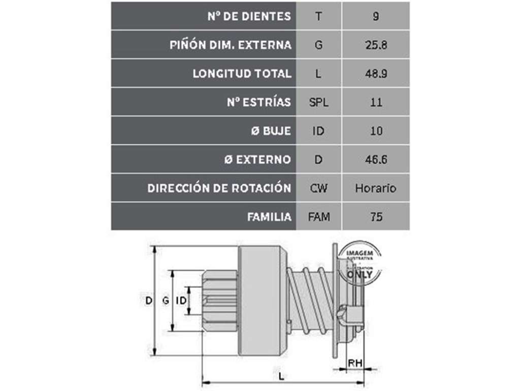 Bendix de arranque
