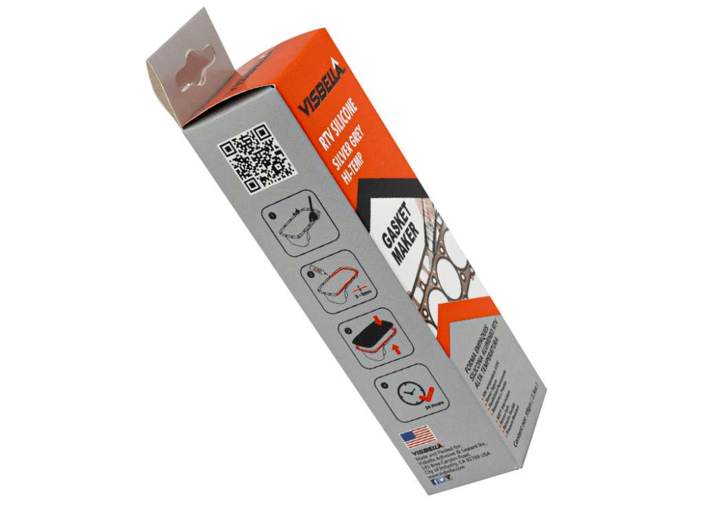 Sellador de Silicona RTV Gris Alta Temperatura