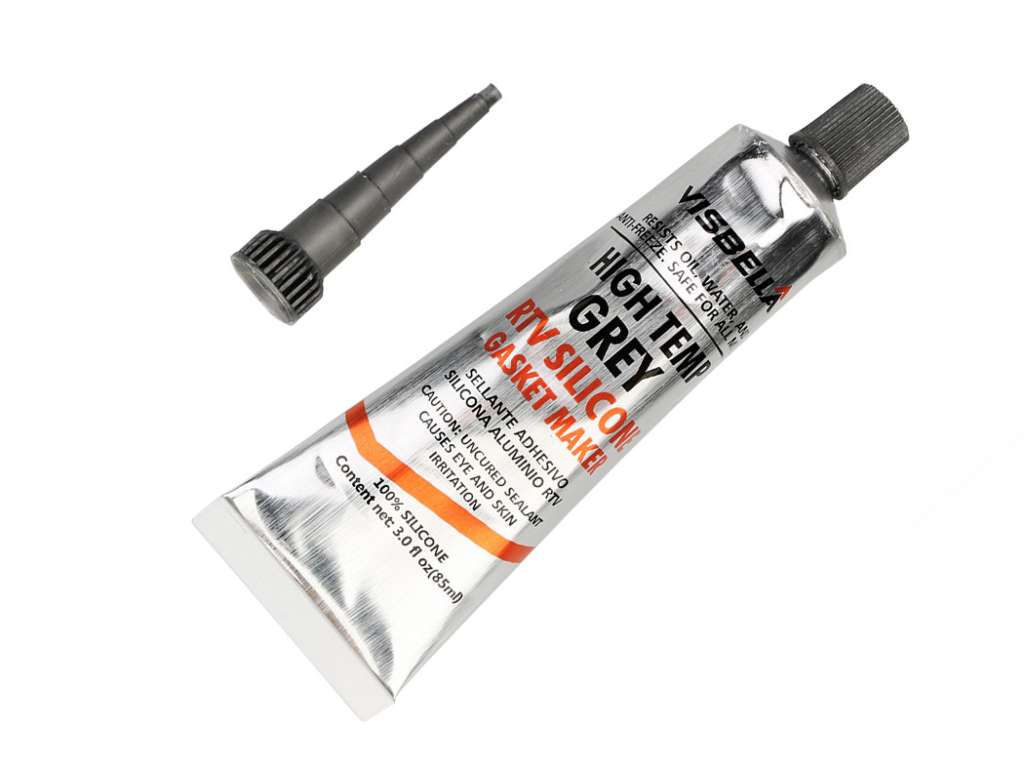 Sellador de Silicona RTV Gris Alta Temperatura