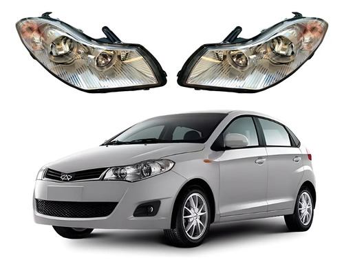 Kit Semiopticas Delanteras Chery Fulwin