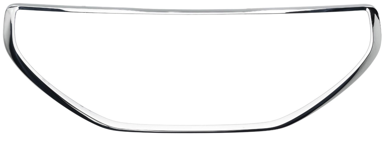 MOLDURA CROMADA DE REJILLA DE PARAGOLPE DELANTERO PEUGEOT 208 FRANCES MODELO VIEJO [PHIRA]