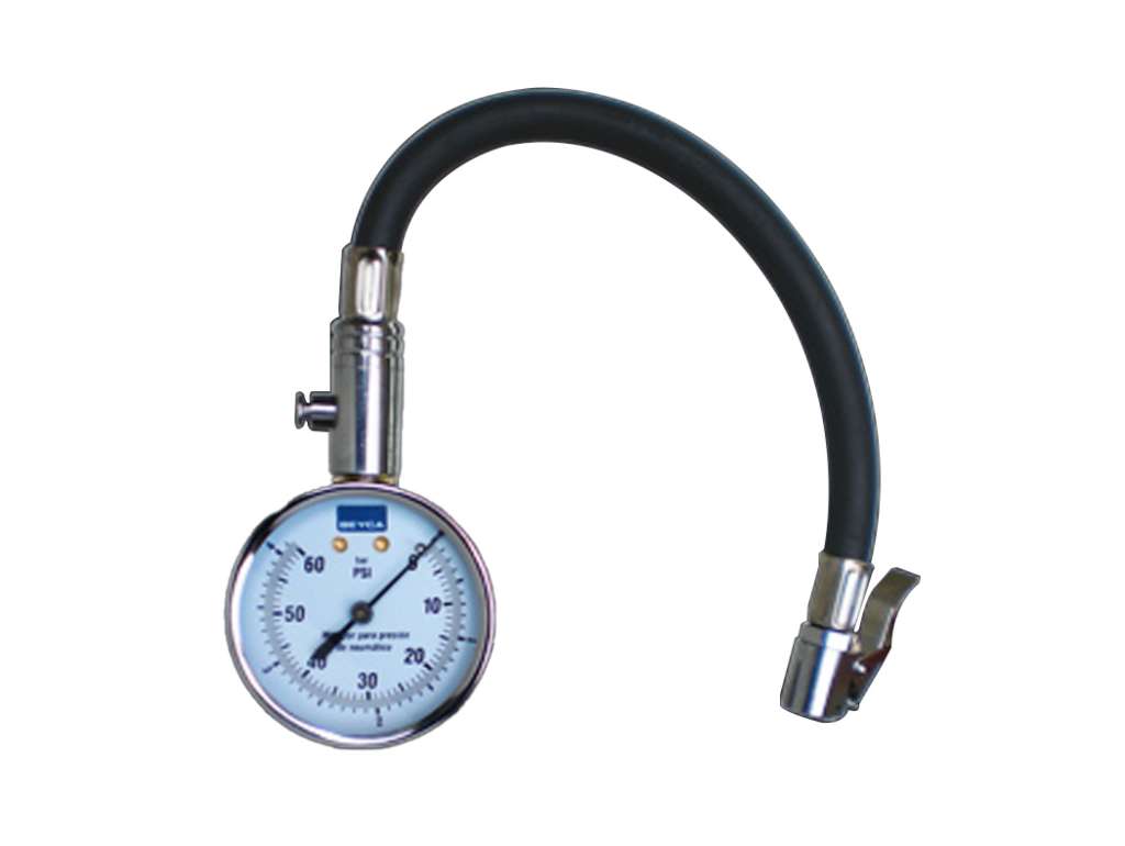 MEDIDOR AIRE UNIV. 0-60PSI RELOJ C/MANOMETRO