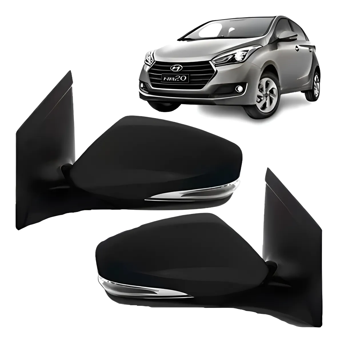 Espejo Retrovisor Eléctrico Con Intermitente Hb20 2012 – 2019