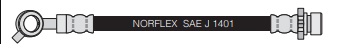 Flexible de freno delantero derecho