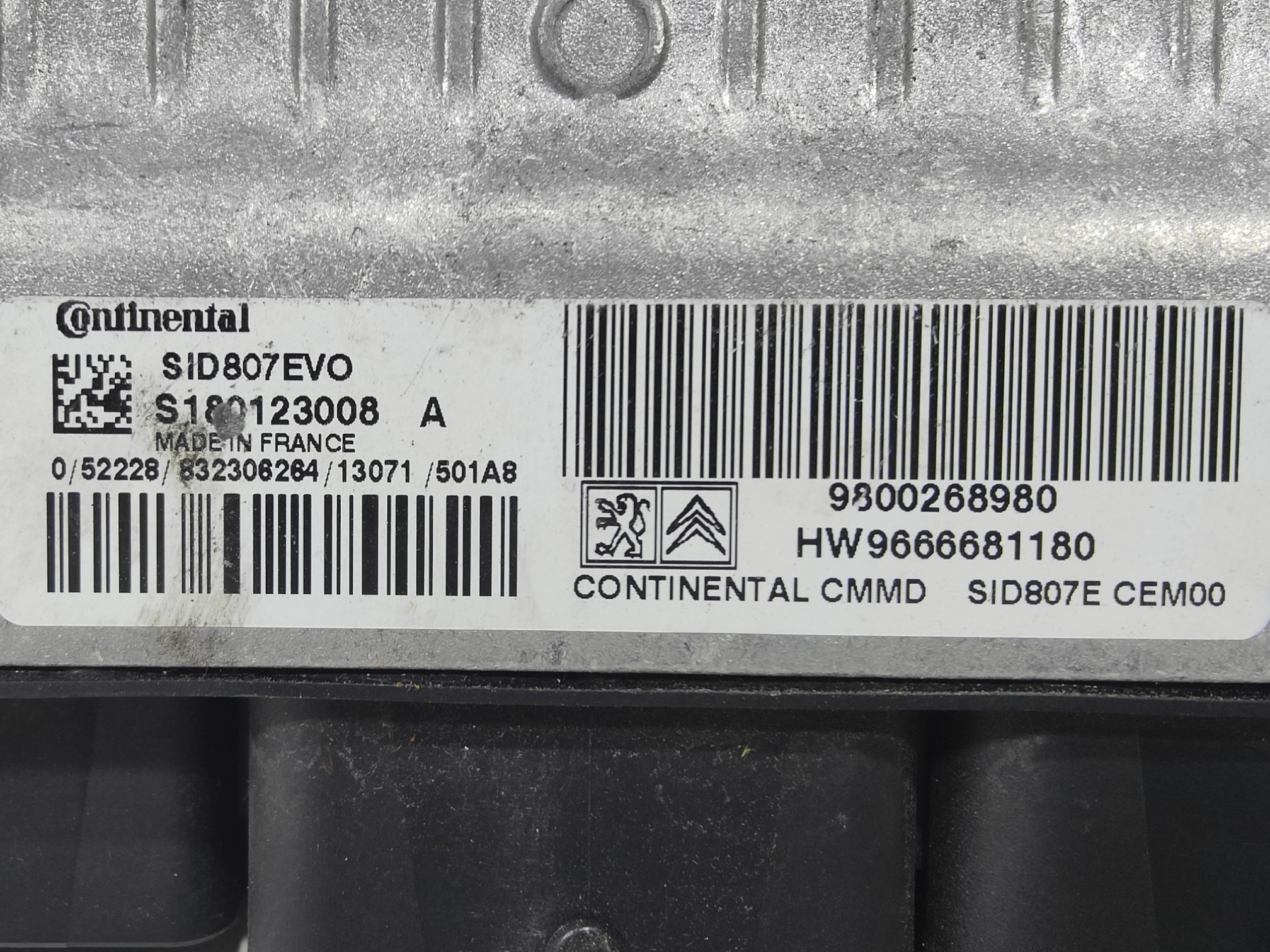 ECU de motor Peugeot 308 1.6 HDI , Ref: 11022-K3C11